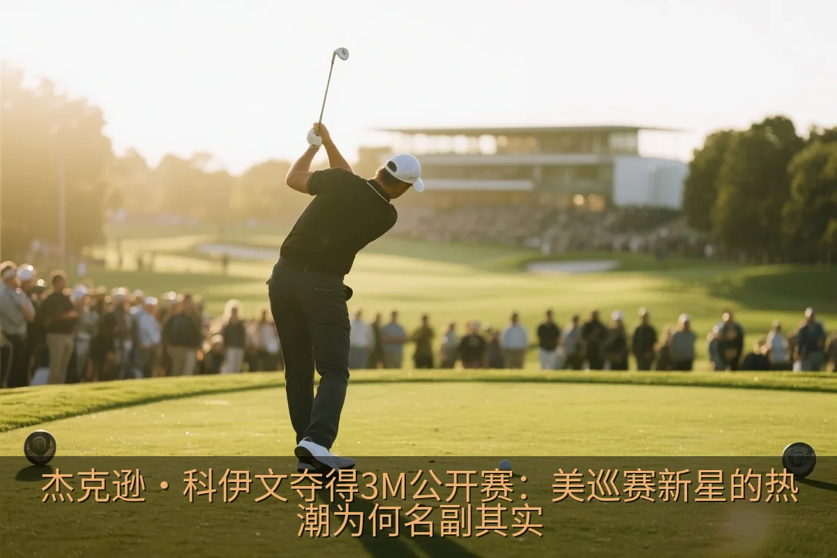 高尔夫球手在阳光下完成攻果岭击球